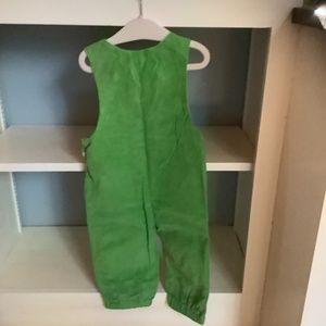 Green overalls